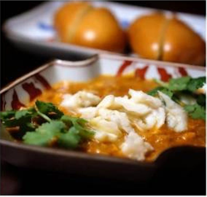 Chili Crab Dip with Mantou Buns