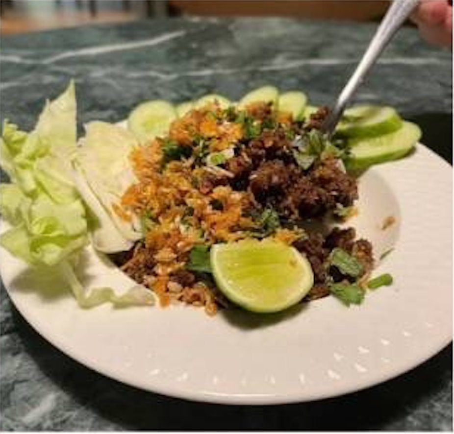 Northern Thai Minced Pork Larb