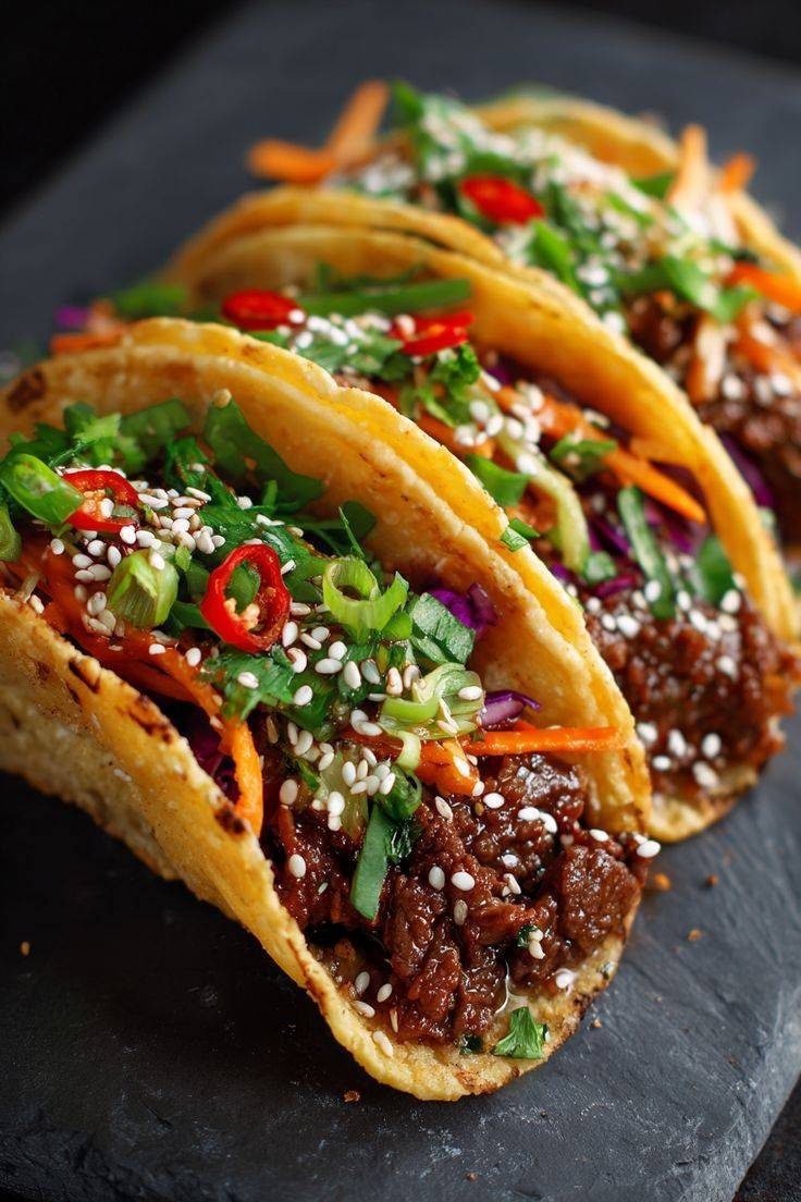 Minced Beef Larb Taco