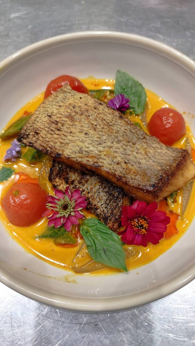 Grilled Red Snapper in Sour and Spicy Curry