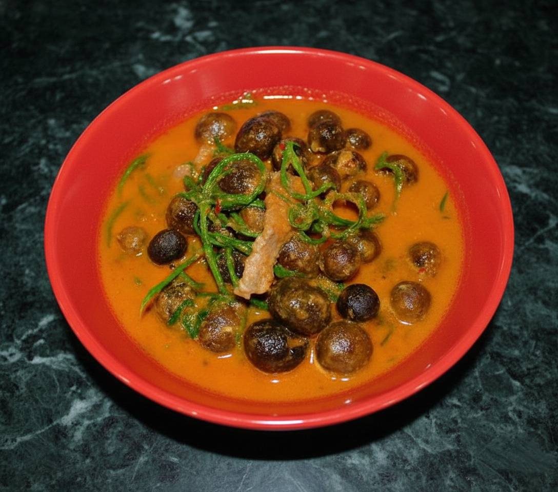 Northern Thai Puff Ball Mushroom Curry