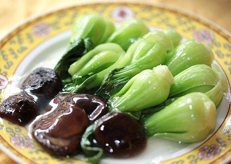 Oyster Sauce Bok Choy with Shitake