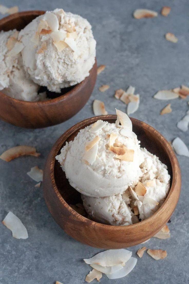 Homemade Coconut Ice Cream